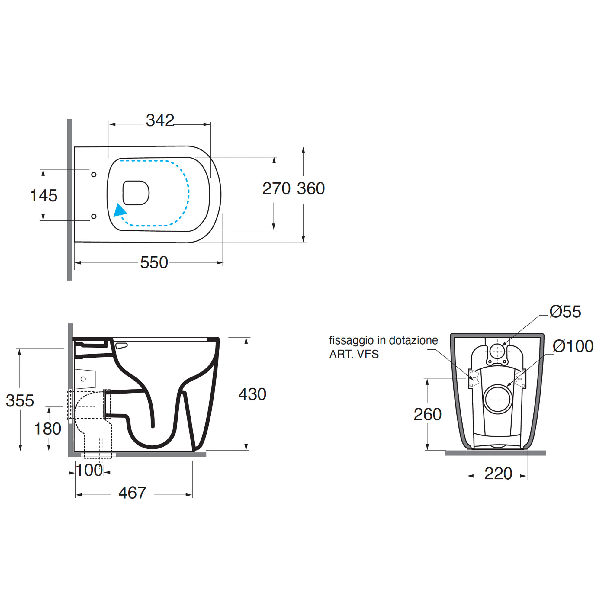 west one bathrooms online AUVCTPE0000W technical