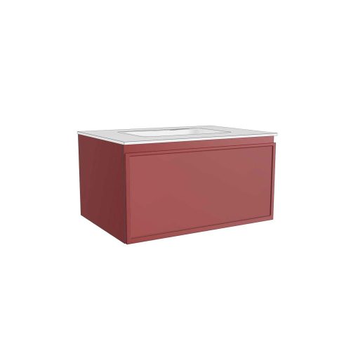 west one bathrooms online DecorSIM01QuboRossoRubino