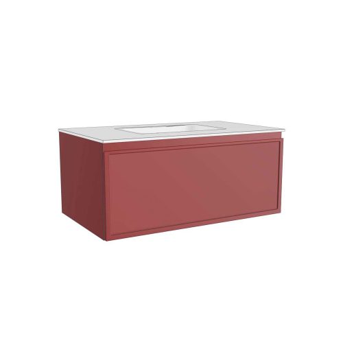 west one bathrooms online DecorSIM02QuboRossoRubino