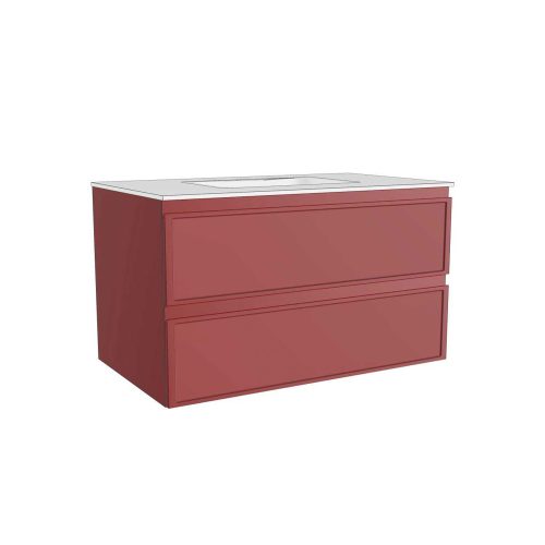 west one bathrooms online DecorSIM08QuboRossoRubino