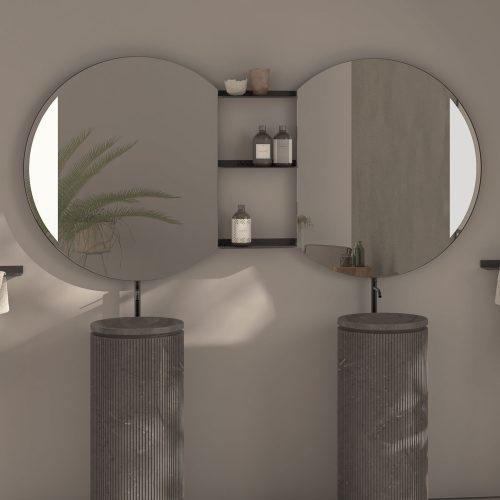 west one bathrooms online RoundKeyMirror Double