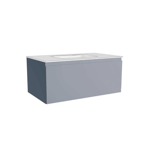 west one bathrooms online StreetSIM02QuboGlossBluLapponia