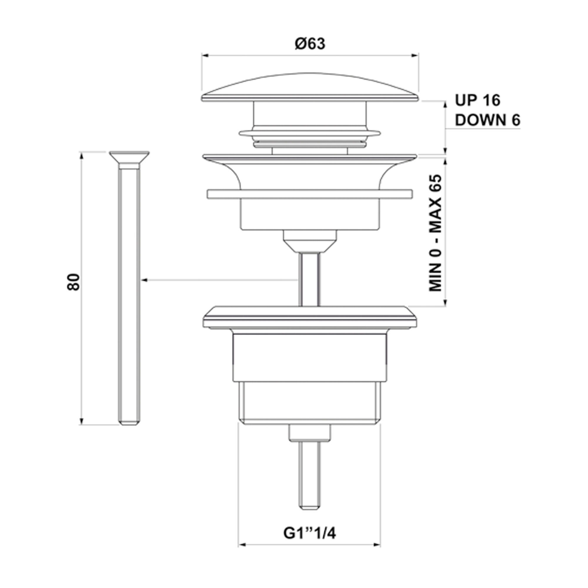 west one bathrooms online ACPT001WO technical