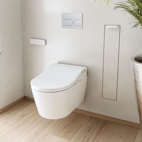 west one bathrooms online WallHungRWWashlet PureWhite lifestyle