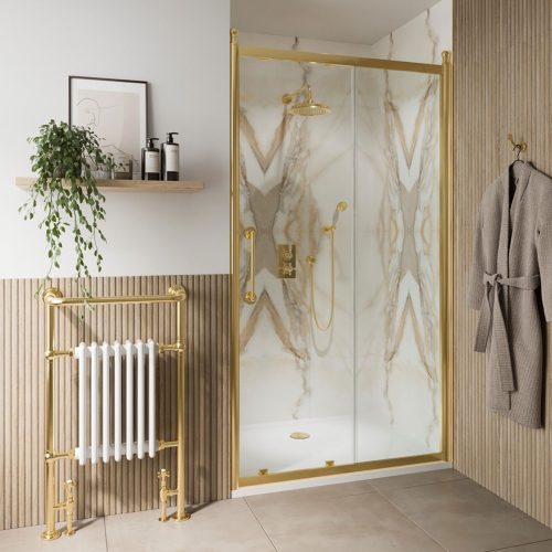Burlington sliding shower door