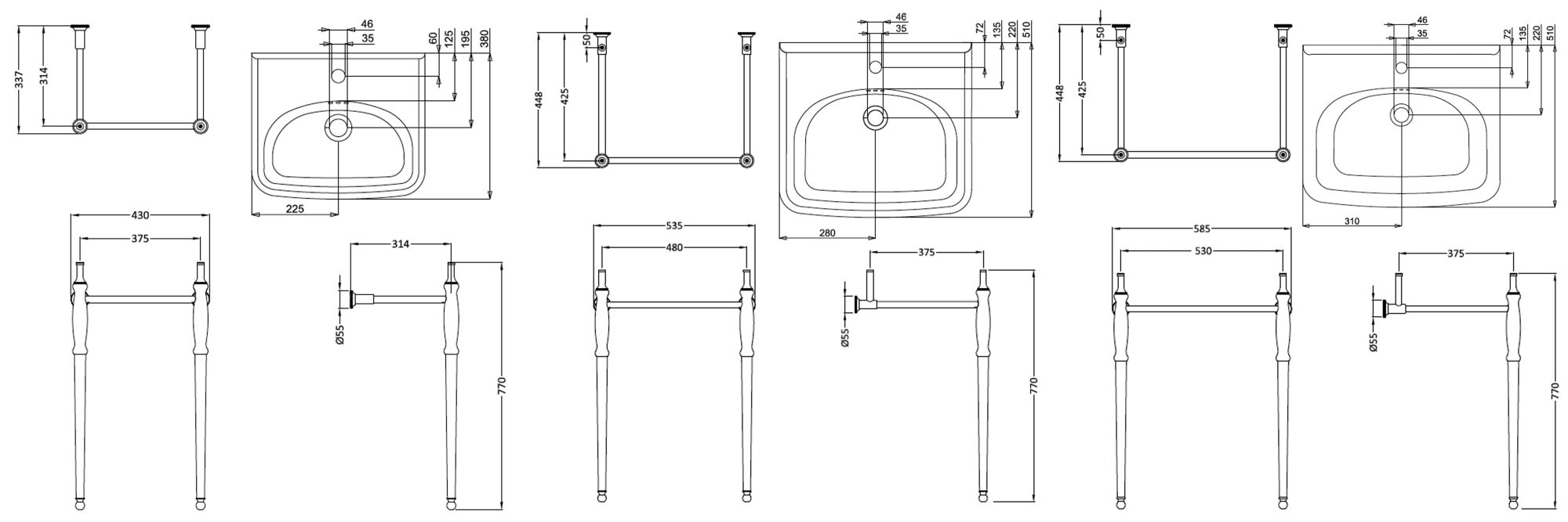 west one bathrooms online GU0451SCW GU45X77C