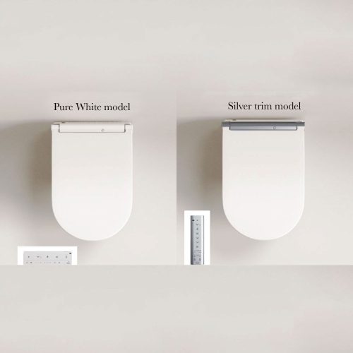 west one bathrooms online RW Washlet Pure White silver trim